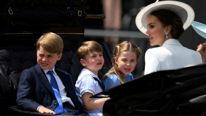 喬治王子及夏洛特公主將出席英女皇國葬。路透資料圖