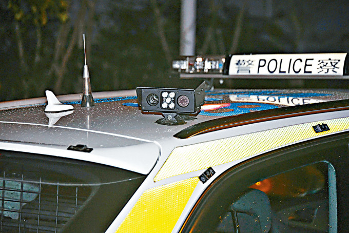 警车的车牌识别系统建功，侦测到涉案私家车。