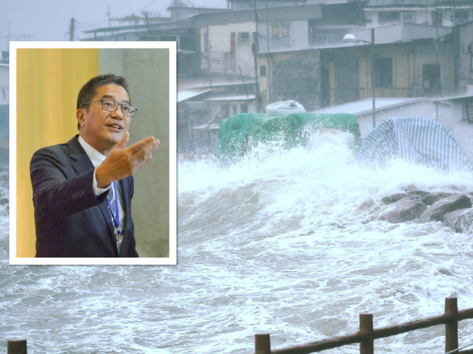 黄伟纶表示会进行针对风暴潮及风浪的环境评估研究。资料图片