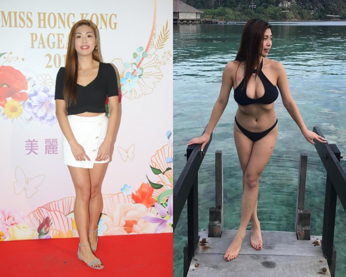 Vivian Yuen在ig的泳照甫士诱人。