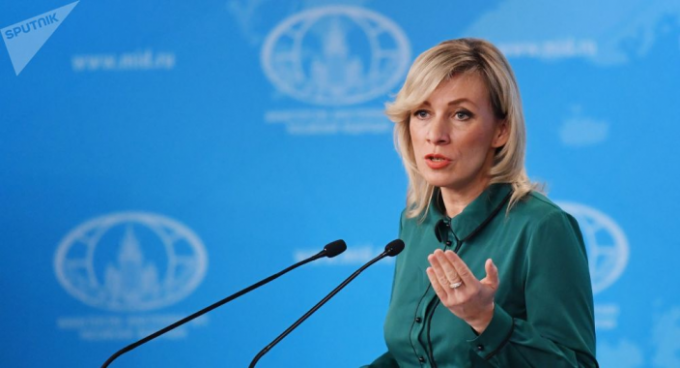俄罗斯外交部发言人扎哈罗娃。