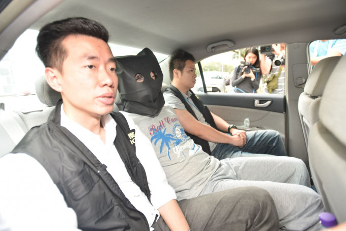 警方昨日拘捕一名内地男子。杨伟亨摄