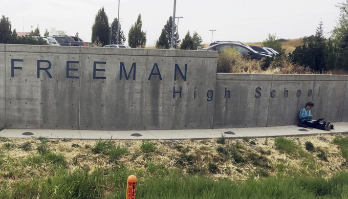 發生槍擊案的Freeman高中。AP