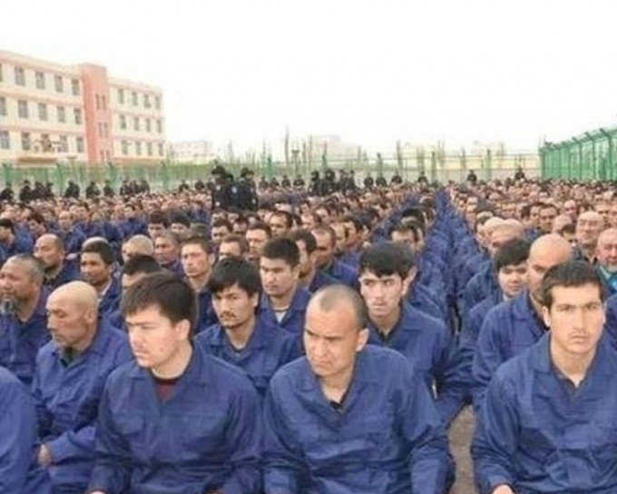 新疆再教育营。微信图片
