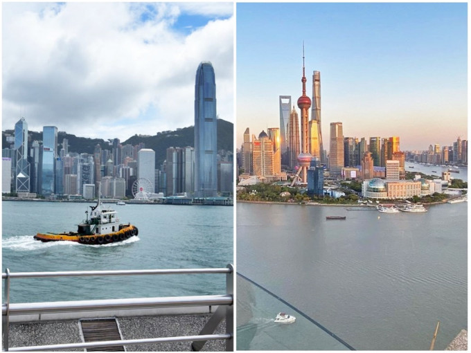 香港失落生活成本最高城市「寶座」，連跌兩級至第三位，由上海（右）和東京取代。資料圖片