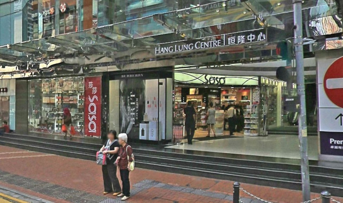 銅鑼灣恒隆中心一個巨鋪，由日本大型藥粧店承租，月租近80萬。