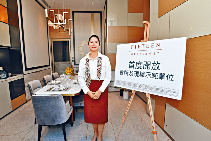 ■万科香港刘淑贞表示，15 WESTERN STREET部分单位有加价空间。