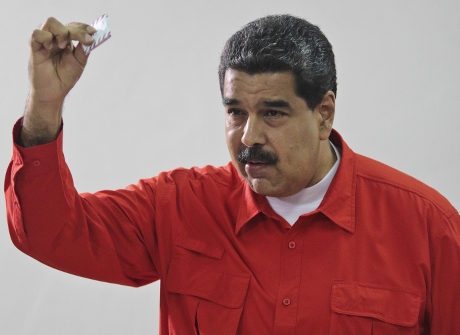 委内瑞拉总统马杜洛。AP