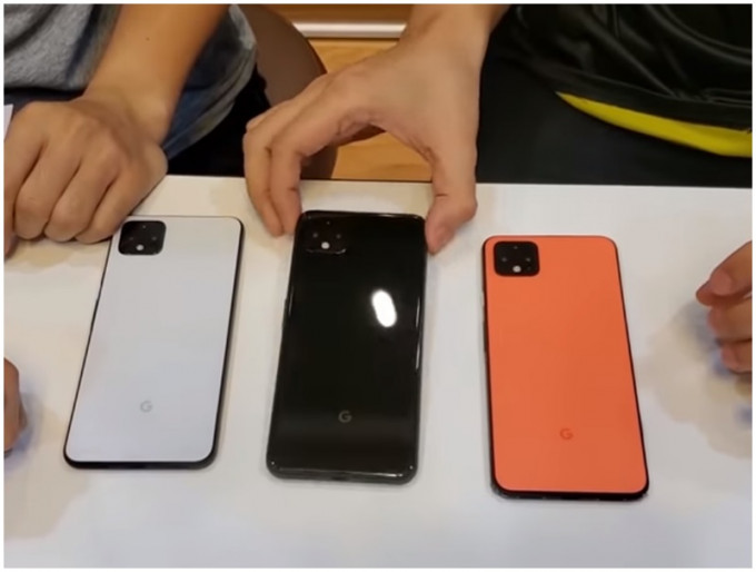 Pixel 4 XL曝光。影片截图