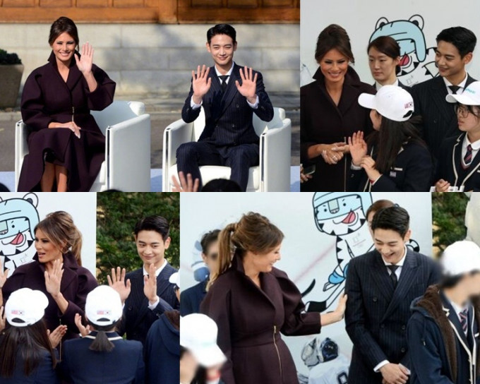崔珉豪跟美國第一夫人相處甚歡。