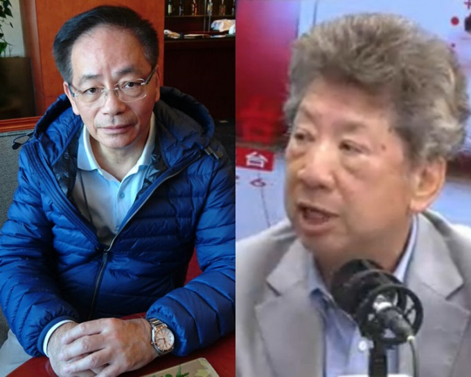湯家驊(右)認為周浩鼎應退出UGL事件專責委員會，葉國謙(左)指向廉署舉報做法荒謬。