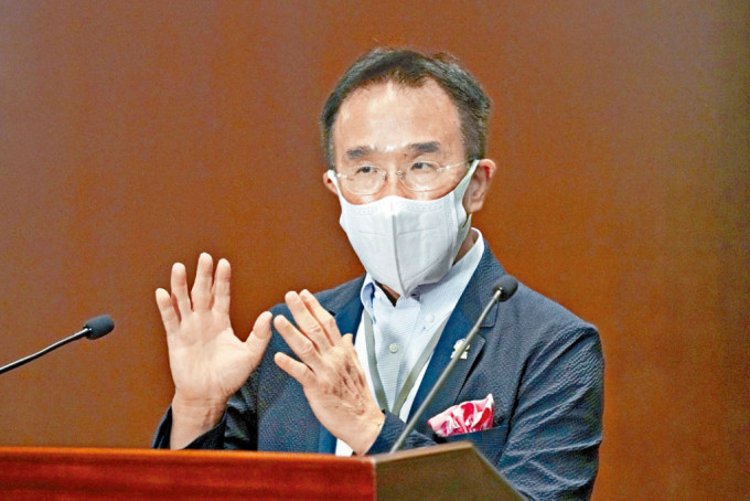 实政圆桌立法会议员田北辰于昨日会议中，遭主席张宇人逐出会议厅。