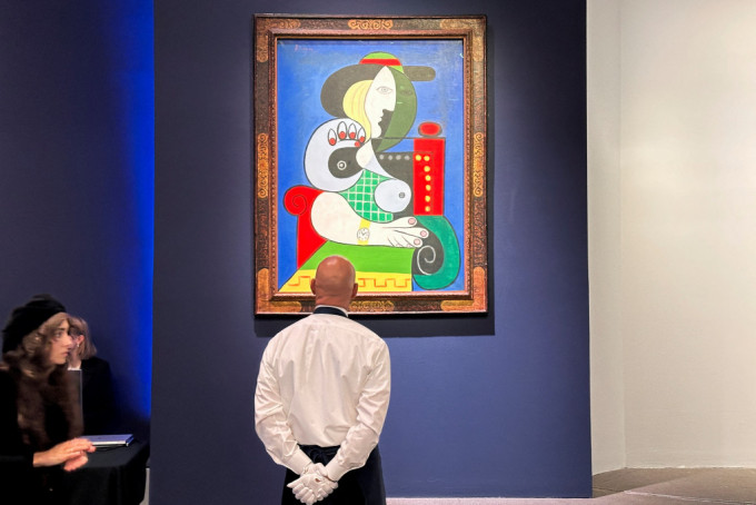 《戴手表的女人》是毕加索有史以来价格第2高的画作。路透社