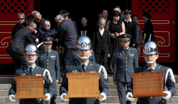 台北忠烈祠為趙仲容少將等5位烈士舉行入祀安位典禮。網上圖片