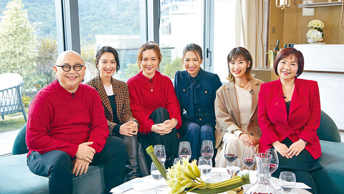 朱千雪、汤洛雯、岑杏贤及蒋家旻亮相阿Bob和麦玲玲主持的节目《师父有请》。
