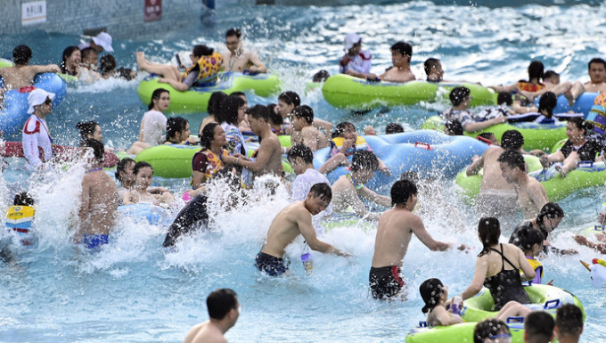 廣州高溫天氣持續。網圖