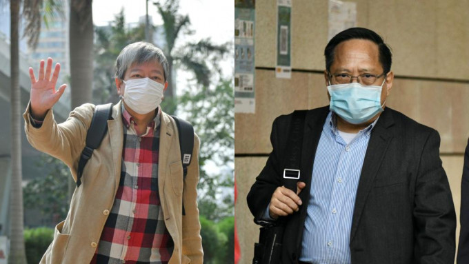 据了解，目前正在服刑的李卓人(左)及何俊仁(右)确诊。资料图片