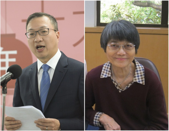 政府委任林定國（左）及余黎青萍（右）加入監警會。資料圖片