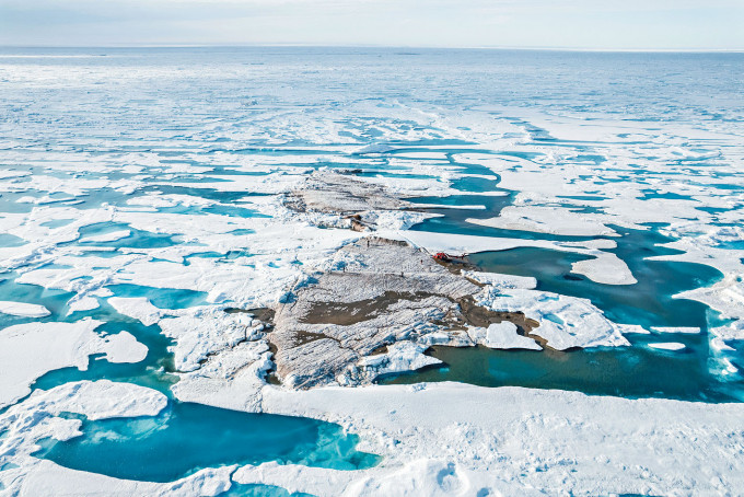 ■科学家在格陵兰外海发现的全球最北岛屿。