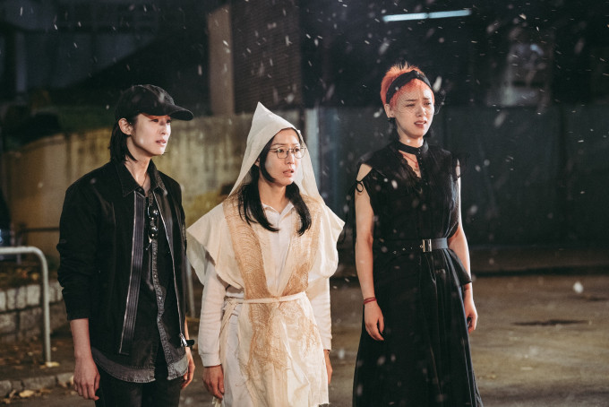 Sammi、赖雅妍、李晓峰三人在拍摄这场戏时，将全部情绪都释放出来。