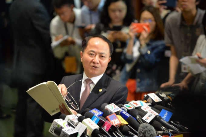王志民表示一党专政说法有问题。