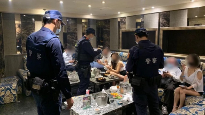 台北市警方啟動「安城專案」，連續7天巡查市內娛樂場所。網上圖片