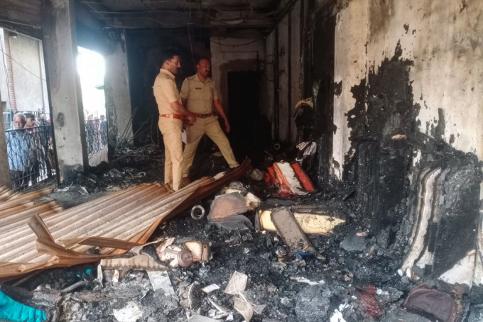 印度西部裁缝店火警致7死，包括两名儿童。美联社