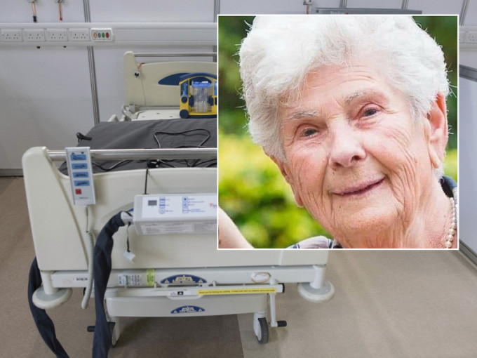 比利时一名90岁的婆婆不愿意戴呼吸器，只要留给来救年轻病人。(网图)