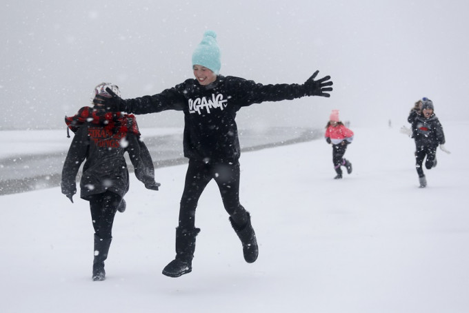 南卡羅來納州遭受暴風雪。AP圖片