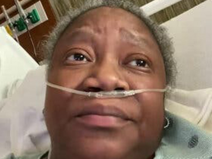 該名黑人女醫生最終在本月20日不治。Susan Moore fb影片截圖