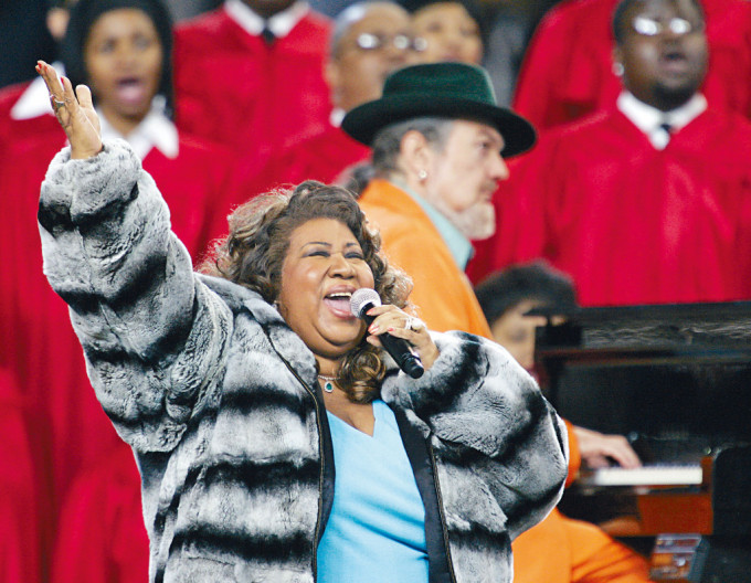 「騷靈女王」Aretha Franklin獲《滾石》選為200大最偉大歌手之冠。