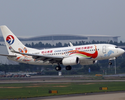 中國東方航空有春節加班機未獲批。網圖