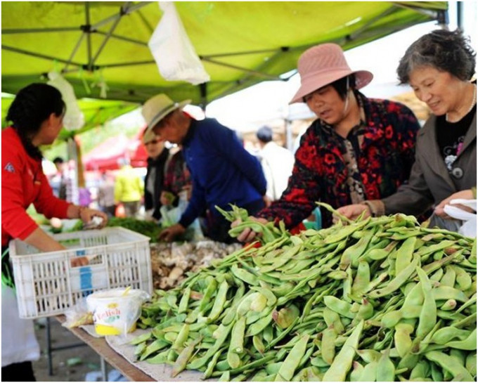 5月鮮菜價格上升10.0% 。