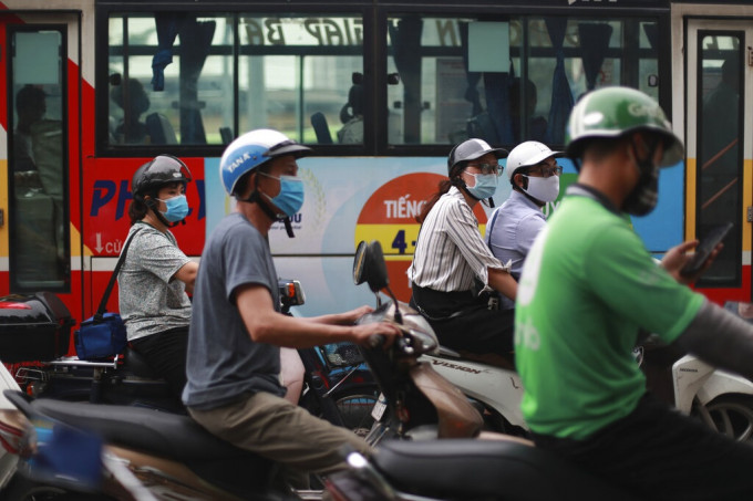 越南近日疫情反弹。AP资料图片