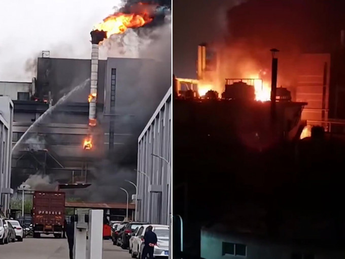 上海金山区厂房起火致8人失踪。