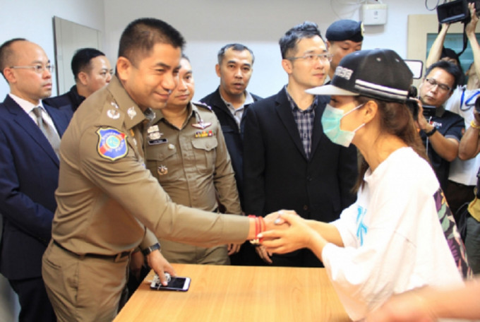 福建妇人泰国遭绑架获救。网上图片