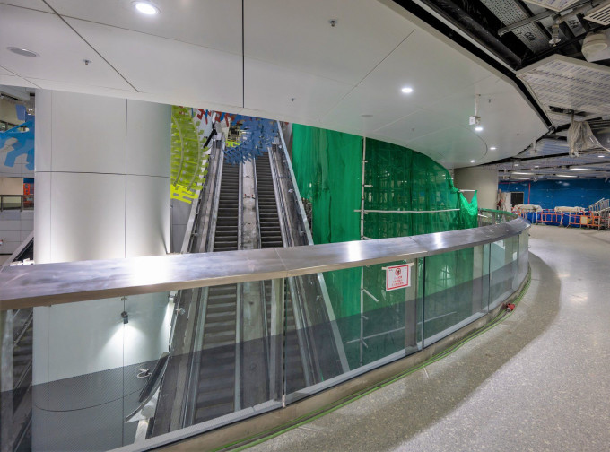 港铁早前发布金钟站扩建部分的相片。港铁fb