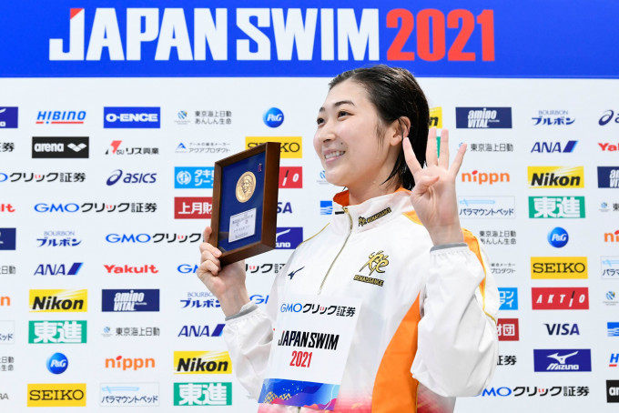 池江勇奪四金，向東京奧運進發。 日本水泳連盟圖片