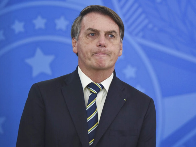 巴西總統博爾索納羅。AP