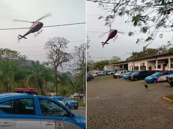 巴西兩男劫持直升機劫獄，機師模擬墜落嚇退匪徒。