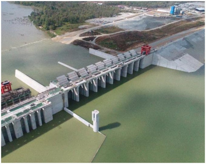 桑河二級水電站。網圖