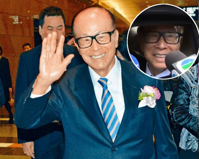 李嘉誠說原則上交棒予長子李澤鉅。