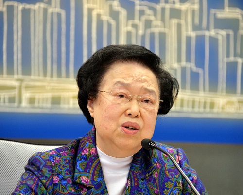 譚惠珠表示個人認為人大總體都是支持林鄭月娥。資料圖片