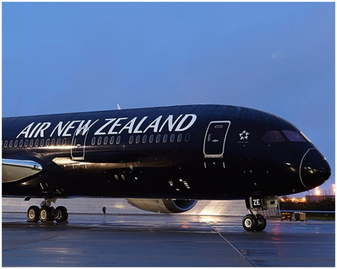 纽西兰航空公司有客机引擎异常。网图