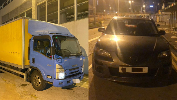 警方东九龙打击交通违例 拘4司机分涉无牌驾驶货车超重等