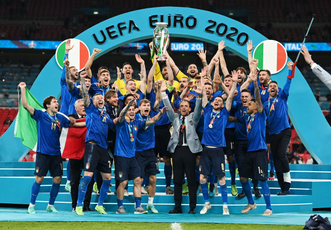 意大利第二次奪歐國盃。Reuters