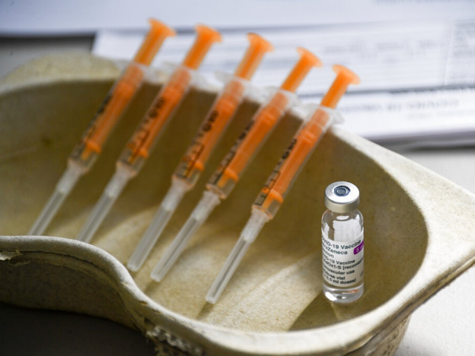 立陶宛向台灣捐贈的2萬劑新冠疫苗運抵。AP資料圖片