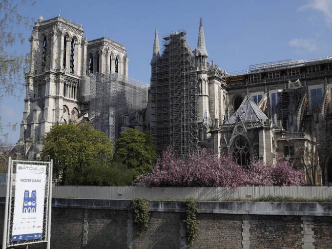 巴黎聖母院經過兩年多復修工程後，已完成結構鞏固工程。AP圖片