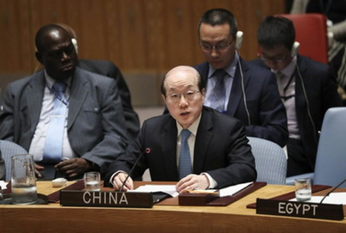 刘结一在联合国安理会发言。资料图片