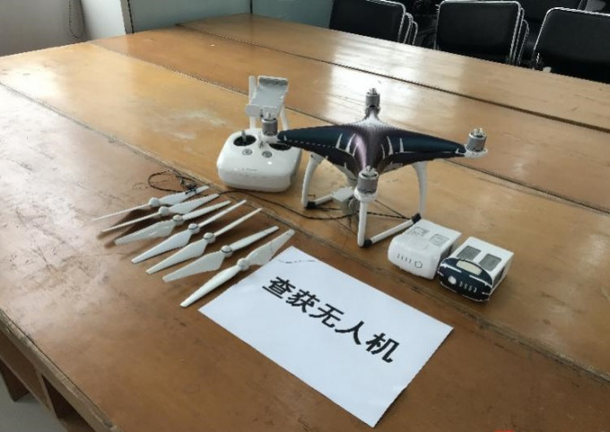 深圳海关揭集团利用无人机走私。网上图片